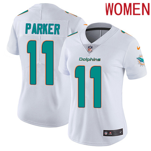 2019 Women Miami Dolphins 11 Parker white Nike Vapor Untouchable Limited NFL Jersey